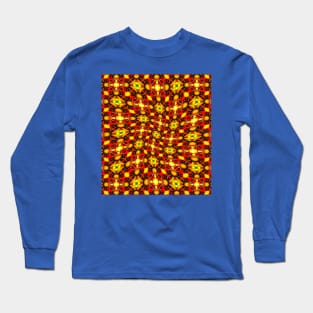 Happy Sunflower Pattern Long Sleeve T-Shirt